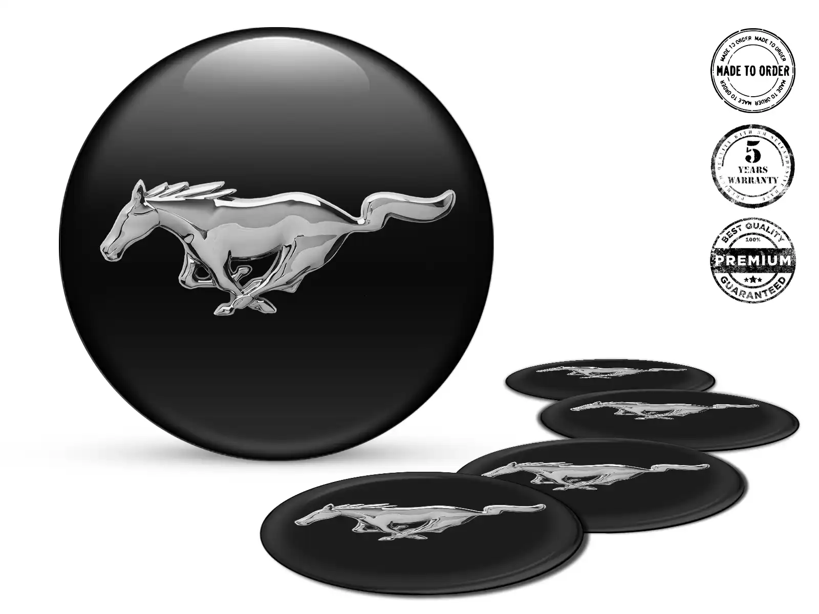 Ford Raddekal Marke Premium-Dome-Labels